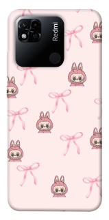 Чехол на Xiaomi Redmi 10A Pink bows and Labubus фото 1 из 1