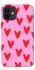 Чехол на Apple iPhone 12 mini (5.4") Red hearts 2 фото 1 из 1