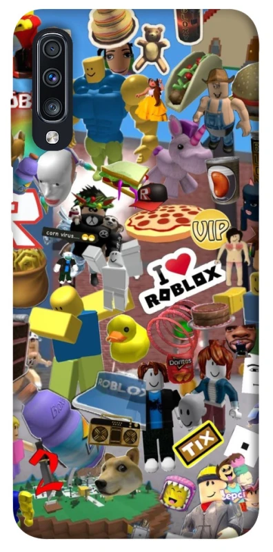Чохол на Samsung Galaxy A70 (A705F) Roblox collage ver.5 фото 1 з 1
