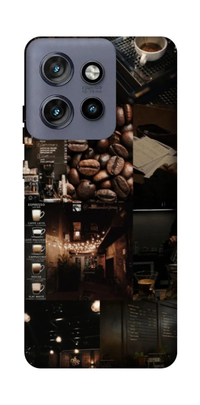 Чохол на Motorola Edge 50 Neo Coffee collage ver.1 фото 1 з 1