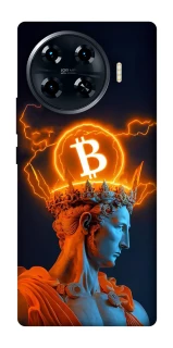 Чехол на TECNO Spark 20 Pro+ Bitcoin God фото 1 из 1