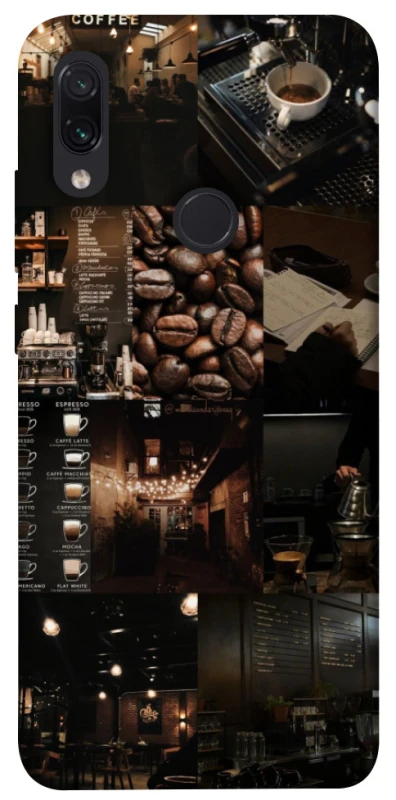 Чохол на Xiaomi Redmi Note 7 / Note 7 Pro / Note 7s Coffee collage ver.1 фото 1 з 1