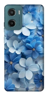 Чохол на Motorola Moto G06 Сині квіти фото 1 з 1