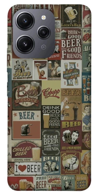 Чохол на Xiaomi Redmi 12 Retro collage ver.1 фото 1 з 1