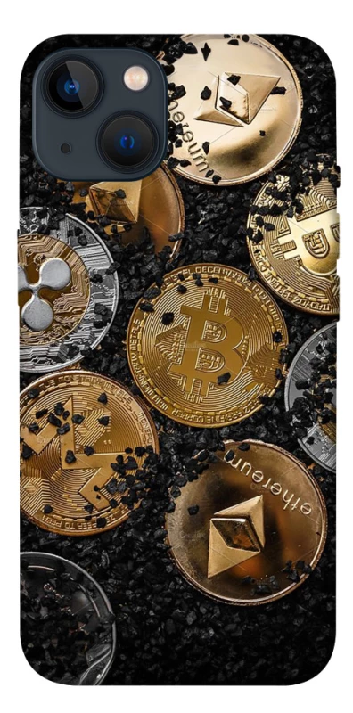 Чехол на Apple iPhone 13 (6.1") Many coins v2 фото 1 из 1