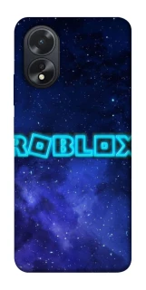 Чехол на Oppo A18 Roblox Space Logo Blue фото 1 из 1