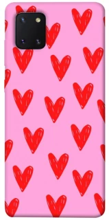 Чохол на Samsung Galaxy Note 10 Lite (A81) Red hearts 2 фото 1 з 1