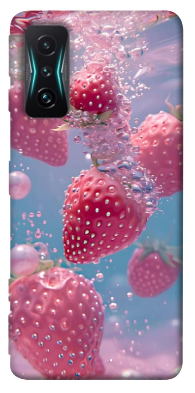 Чохол на Xiaomi Redmi K50 Gaming Полуниця в воді фото 1 з 1