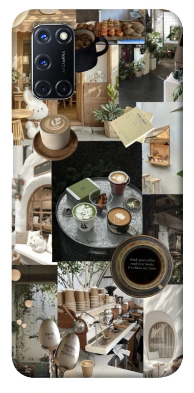Чохол на Oppo A52 / A72 / A92 Coffee collage ver.4 фото 1 з 1