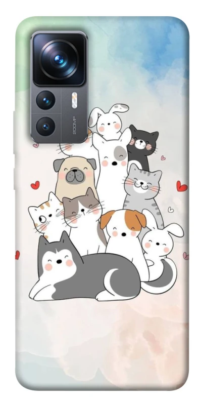 Чехол на Xiaomi 12T / 12T Pro Funny Pets ver.2 фото 1 из 1