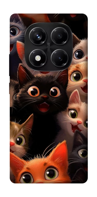 Чохол на Xiaomi Redmi Note 14 Pro 5G happy cats фото 1 з 1