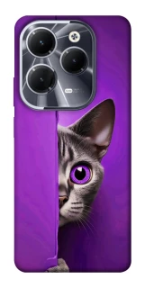 Чехол на Infinix Hot 40 Кот-подглядыватель фото 1 из 1