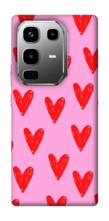 Чохол на Infinix Note 50 Pro Red hearts 2 фото 1 з 1