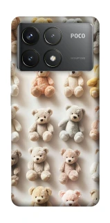 Чохол на Xiaomi Poco F6 Pro Teddy Bears фото 1 з 1
