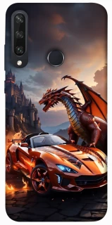 Чохол на Huawei Y6p Сar and dragon фото 1 з 1