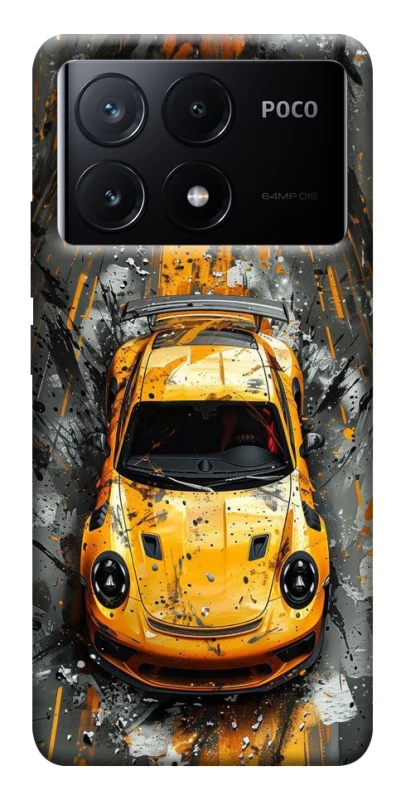 Чохол на Xiaomi Poco X6 Drawn Porsche фото 1 з 1