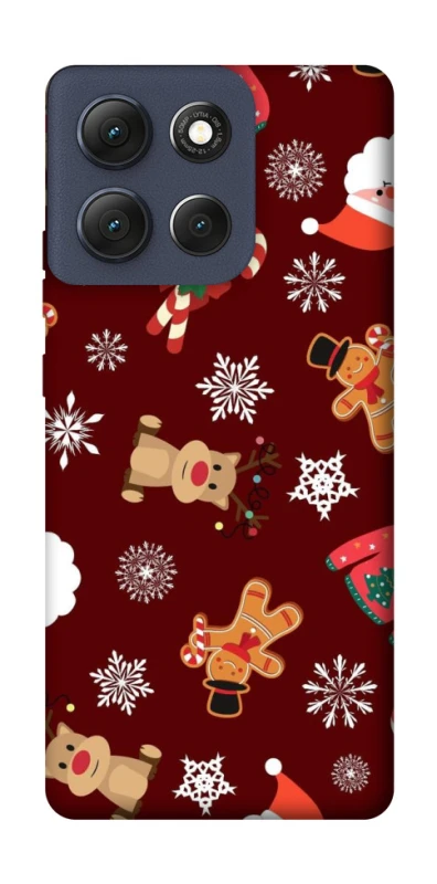 Чохол на Motorola Moto G86 Новорічний v6 фото 1 з 1