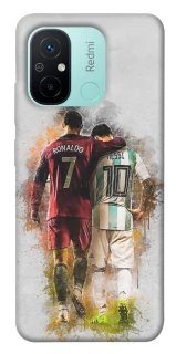 Чохол на Xiaomi Redmi 12C / Poco C55 Ronaldo та Messi фото 1 з 1