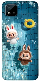 Чохол на Realme C20 Labubu in the pool фото 1 з 1