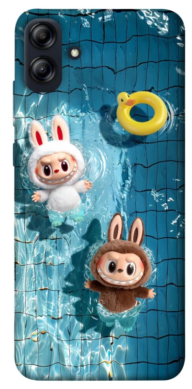 Чехол на Samsung Galaxy A04e Labubu in the pool фото 1 из 1