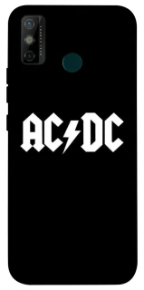 Чохол на TECNO Spark 6 Go AC/DC logo фото 1 Чохол на TECNO Spark 6 Go AC/DC logo фото 1 з 1