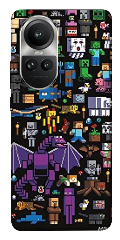 Чохол на Oppo Reno 10 Minecraft v5 фото 1 з 1