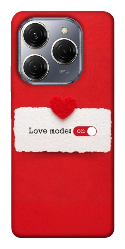 Чохол на TECNO Spark 20 Pro Love Mode ON фото 1 з 1