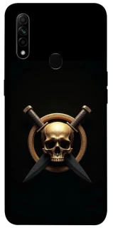 Чохол на Oppo A31 Golden Skull фото 1 з 1