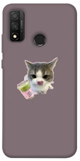 Чохол на Huawei P Smart (2020) cat matcha фото 1 з 1