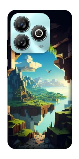 Чохол на ZTE Blade A75 4G Minecraft sunrise фото 1 з 1