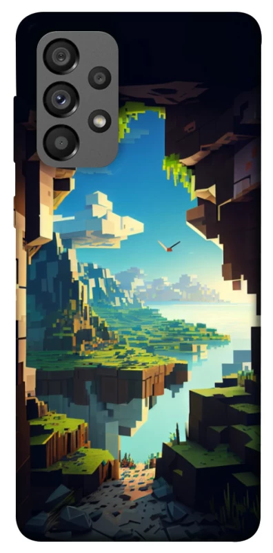 Чохол на Samsung Galaxy A73 5G Minecraft sunrise фото 1 з 1