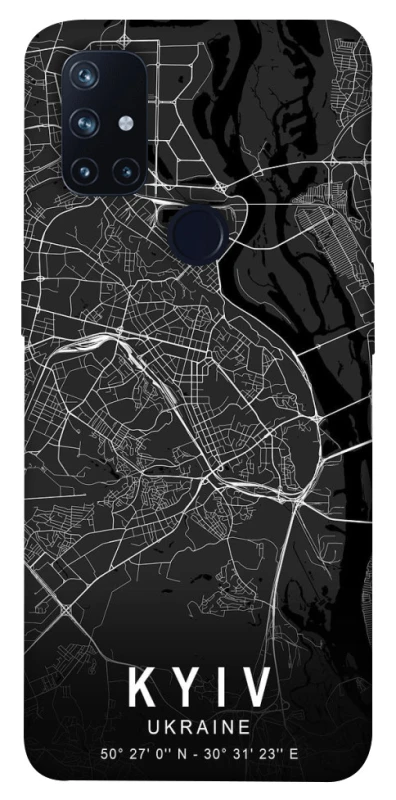 Чохол на OnePlus Nord N10 5G Kyiv map фото 1 з 1
