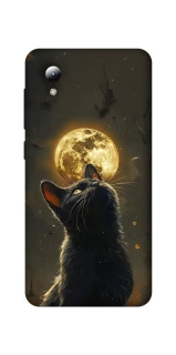 Чохол на ZTE Blade A3 (2019) Кіт під місяцем v2 фото 1 з 1