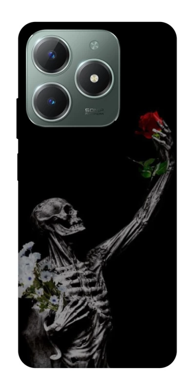 Чехол на Realme C61 Skeleton vs Rose фото 1 из 1