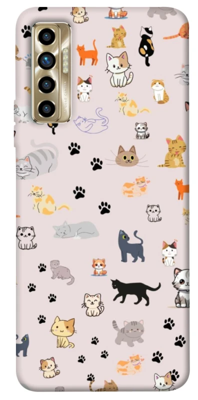 Чохол на TECNO Camon 17P Cat style ver.1 фото 1 з 1