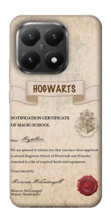 Чохол на Xiaomi 15T The Hogwarts acceptance letter фото 1 з 1
