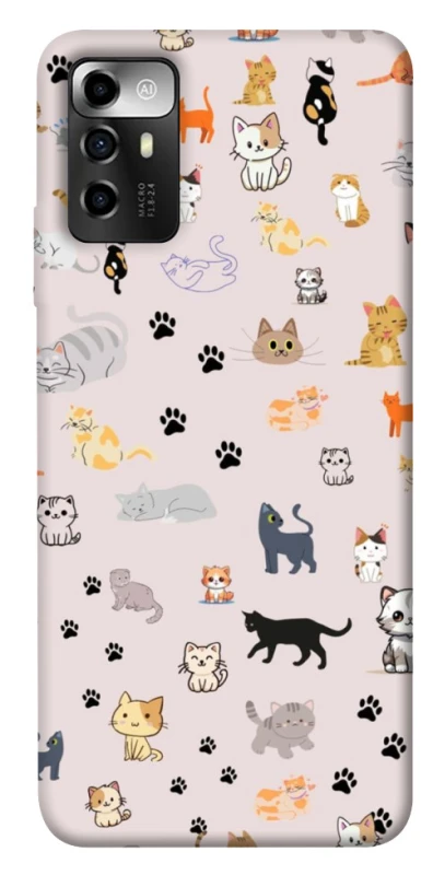 Чохол на ZTE Blade V40 Vita Cat style ver.1 фото 1 з 1