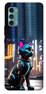 Чехол на Motorola Moto G60 Cyber cat фото 1 из 1
