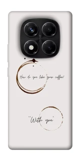 Чехол на Xiaomi Redmi Note 14 Pro 5G Coffee with you фото 1 из 1
