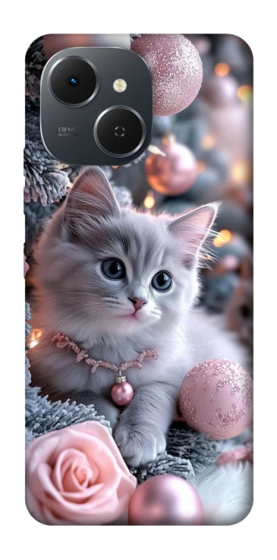Чехол на TECNO Spark 40C Christmas Kitty фото 1 из 1