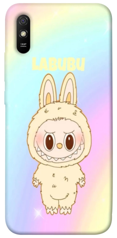 Чохол на Xiaomi Redmi 9A Fluffy Rainbow Labubu фото 1 з 1