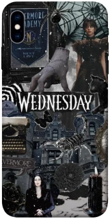 Чохол на Apple iPhone X (5.8") Wednesday Collage ver.2 фото 1 з 1