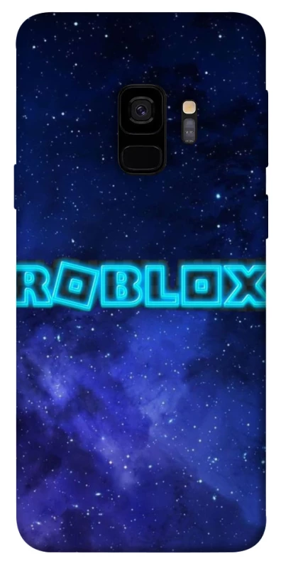 Чохол на Samsung Galaxy S9 Roblox Space Logo Blue фото 1 з 1