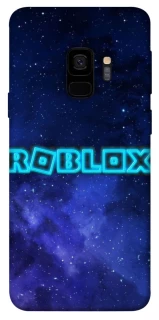 Чохол на Samsung Galaxy S9 Roblox Space Logo Blue фото 1 з 1
