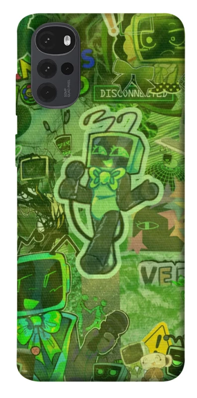 Чохол на Motorola Moto G22 Dandysworld tv green theme фото 1 з 1