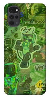 Чохол на Motorola Moto G22 Dandysworld tv green theme фото 1 з 1