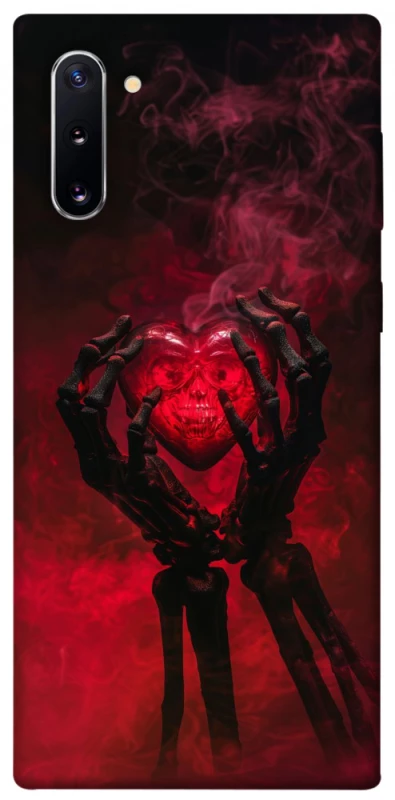 Чохол на Samsung Galaxy Note 10 Heart in the hands of a skeleton фото 1 з 1