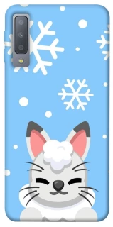 Чохол на Samsung A750 Galaxy A7 (2018) Adopt Me Snow Kitty Smile фото 1 з 1