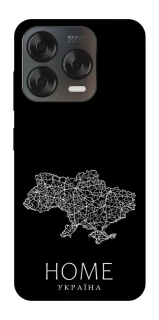 Чохол на ZTE Blade V70 Design Ukraine black map фото 1 з 2