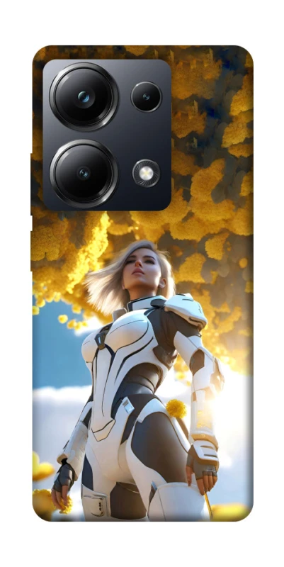 Чехол на Xiaomi Poco M6 Pro 4G Cyber space girl ver.3 фото 1 из 1